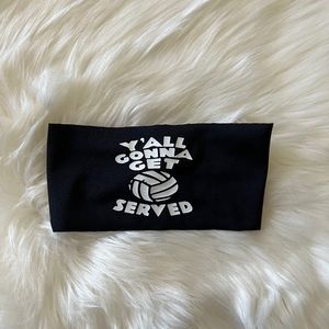 Hippie Runner skull volleyball headband - Y’all gonna get served